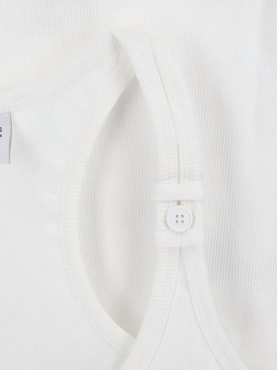 Courreges COURREGES Women Tops 125JDE123JS0194 0001 White Size L / US 10 / IT 46 - 3 Thumbnail