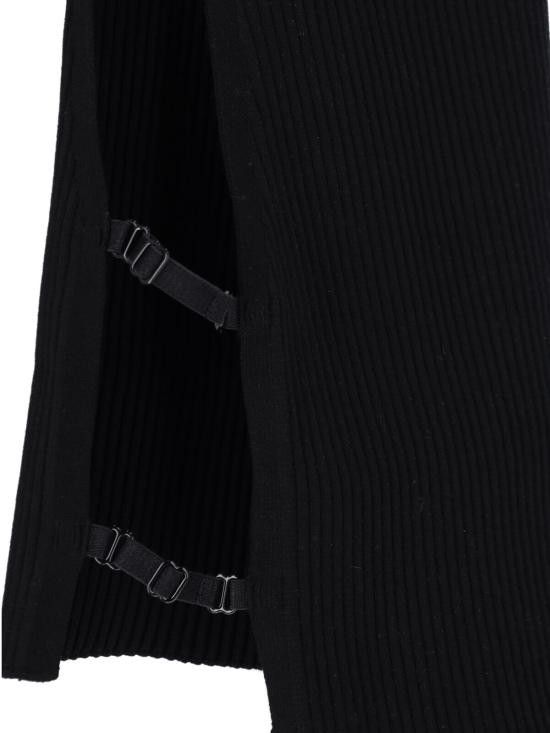 Courreges COURREGES Women Tops 125MTO383FI0001 9999 Black Size M / US 6-8 / IT 42-44 - 3 Thumbnail