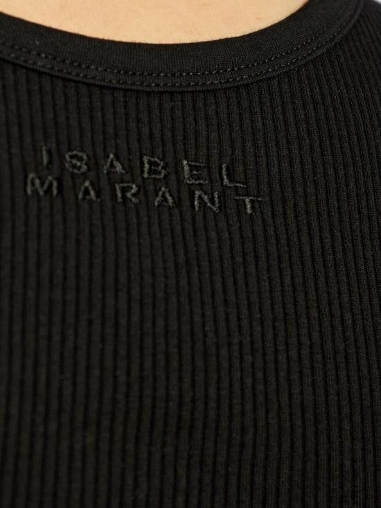 Isabel Marant ISABEL MARANT Women Tops TS0261FAA2N39I 01BK BLACK Size XS / US 0-2 / IT 36-38 - 5 Thumbnail