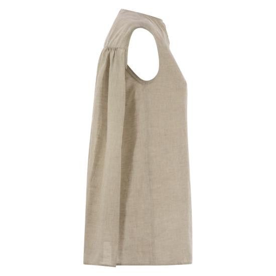 Fabiana Filippi FABIANA FILIPPI Women Tops TPD275F595 BEIGE Size M / US 6-8 / IT 42-44 - 3 Thumbnail
