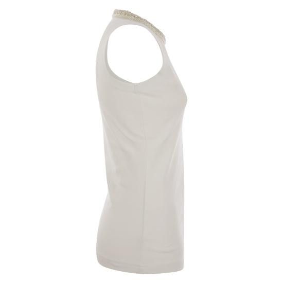 Fabiana Filippi FABIANA FILIPPI Women Tops JED275F604 WHITE Size S / US 4 / IT 40 - 3 Thumbnail