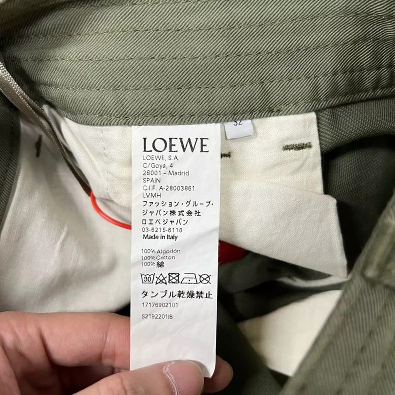 Loewe Loewe Green Cargo Pants Size 32 Size US 32 / EU 48 - 6 Thumbnail