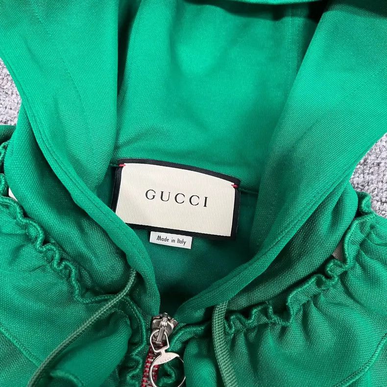 Gucci Gucci Logo Hooded Dress in Green Size US XS / EU 42 / 0 - 5 Thumbnail