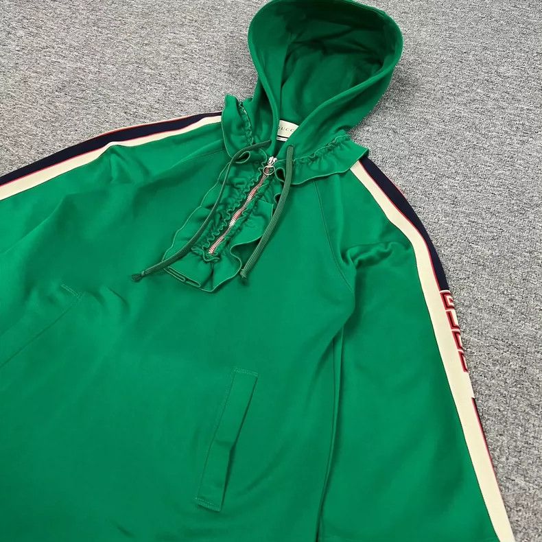 Gucci Gucci Logo Hooded Dress in Green Size US XS / EU 42 / 0 - 3 Thumbnail