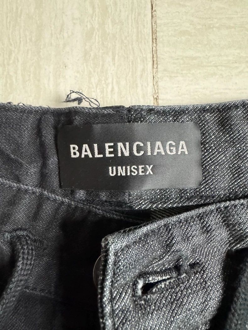 Balenciaga Balenciaga Two-Tone Flare Denim Pants M Size Size US 34 / EU 50 - 3 Thumbnail