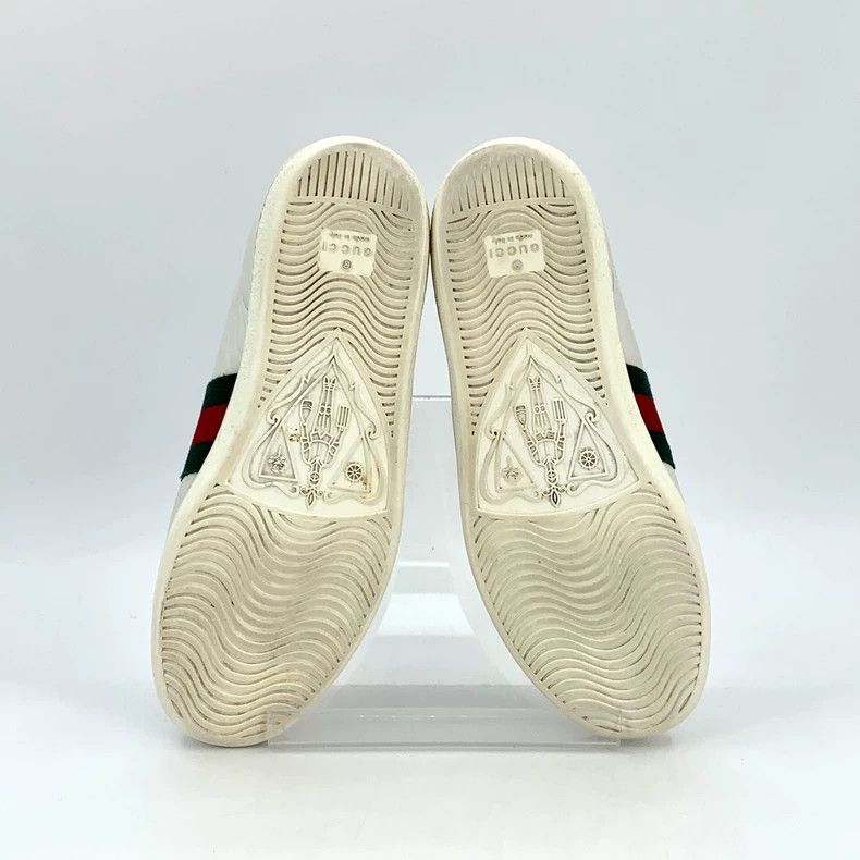 Gucci Gucci Ace Series White Sneakers with Embroidery Size US 7 / EU 40 - 5 Thumbnail