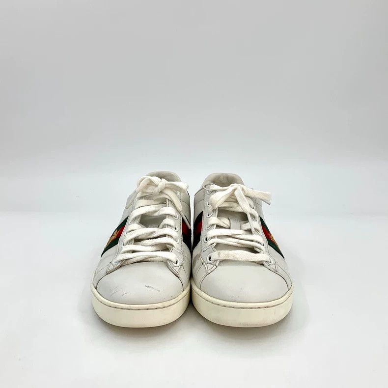 Gucci Gucci Ace Series White Sneakers with Embroidery Size US 7 / EU 40 - 3 Thumbnail