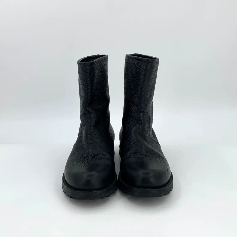 Gucci Gucci Black Logo Leather Short Boots Size US 7 / EU 40 - 3 Thumbnail