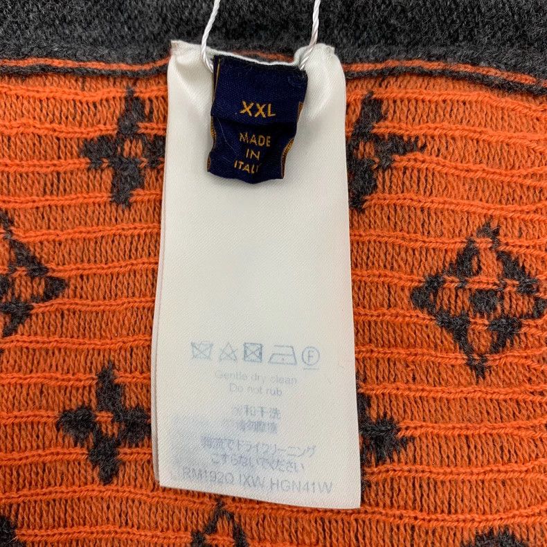 Louis Vuitton Louis Vuitton Gray Cashmere Long Sleeve Sweater Size US XXL / EU 58 / 5 - 6 Thumbnail