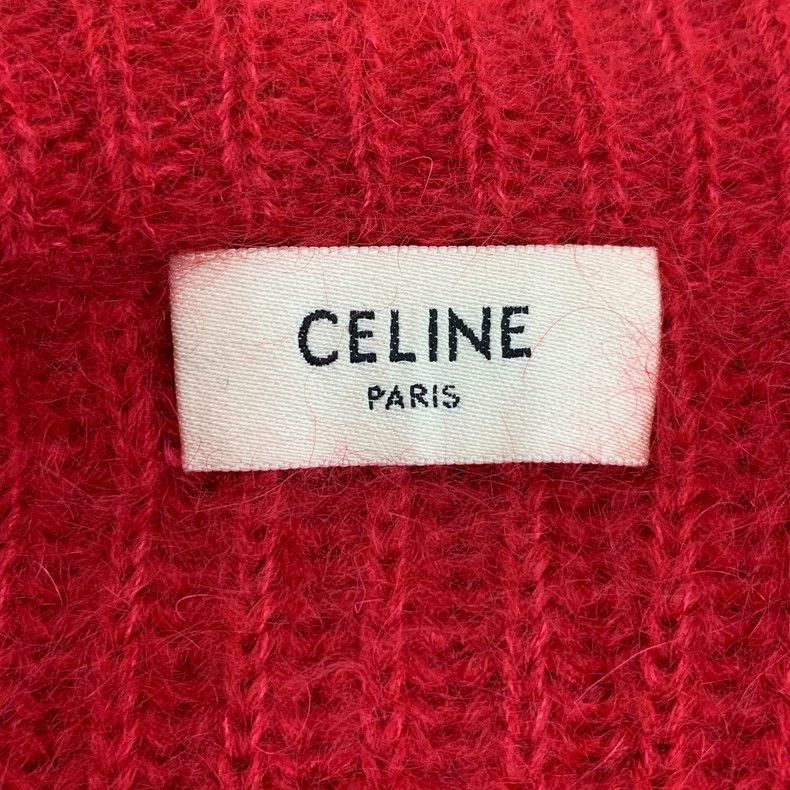 Celine Celine Red Doll Collar Knit Cardigan Sweater Size US S / EU 44-46 / 1 - 5 Thumbnail