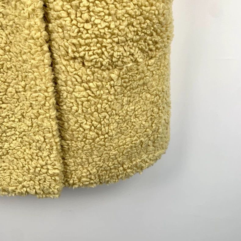 Burberry Burberry Yellow Teddy Wool Double-Breasted Coat Size US M / EU 48-50 / 2 - 5 Thumbnail