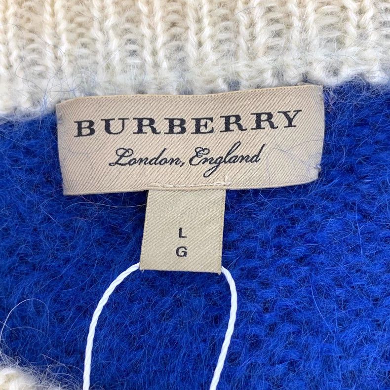 Burberry Burberry Color Block Logo Knit Sweater Size US L / EU 52-54 / 3 - 5 Thumbnail