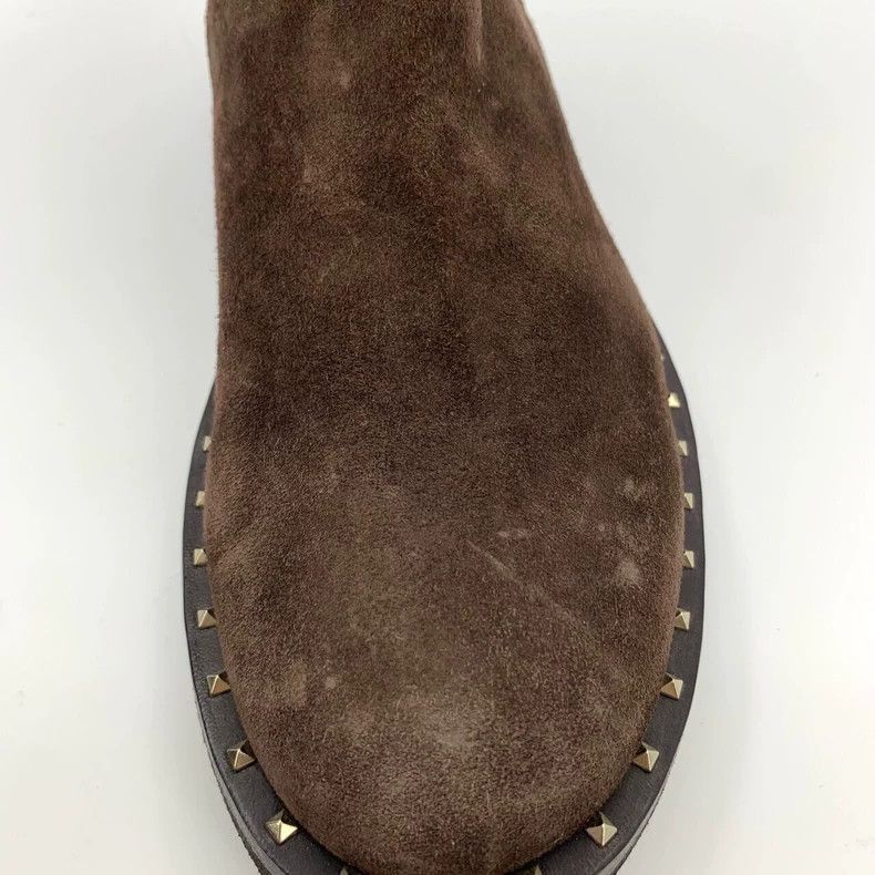 Valentino Valentino Brown Suede Short Boots with Studs Size US 10 / EU 43 - 9 Thumbnail
