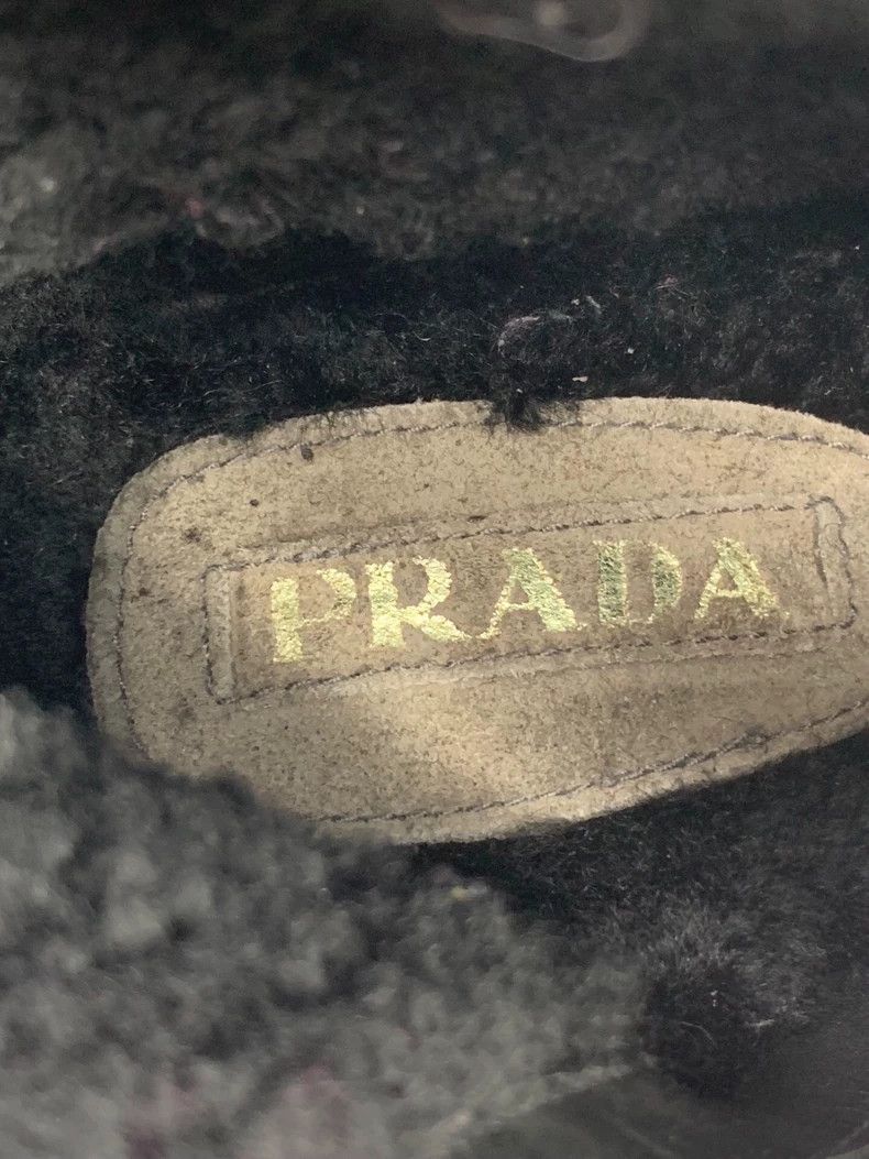 Prada Prada Gray Suede Mid-Calf Zip Boots Size US 7.5 / EU 40-41 - 7 Thumbnail