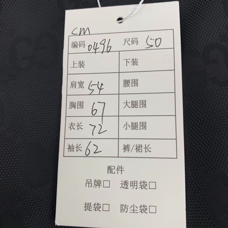 Gucci Black Logo Hooded Jacket Size 50