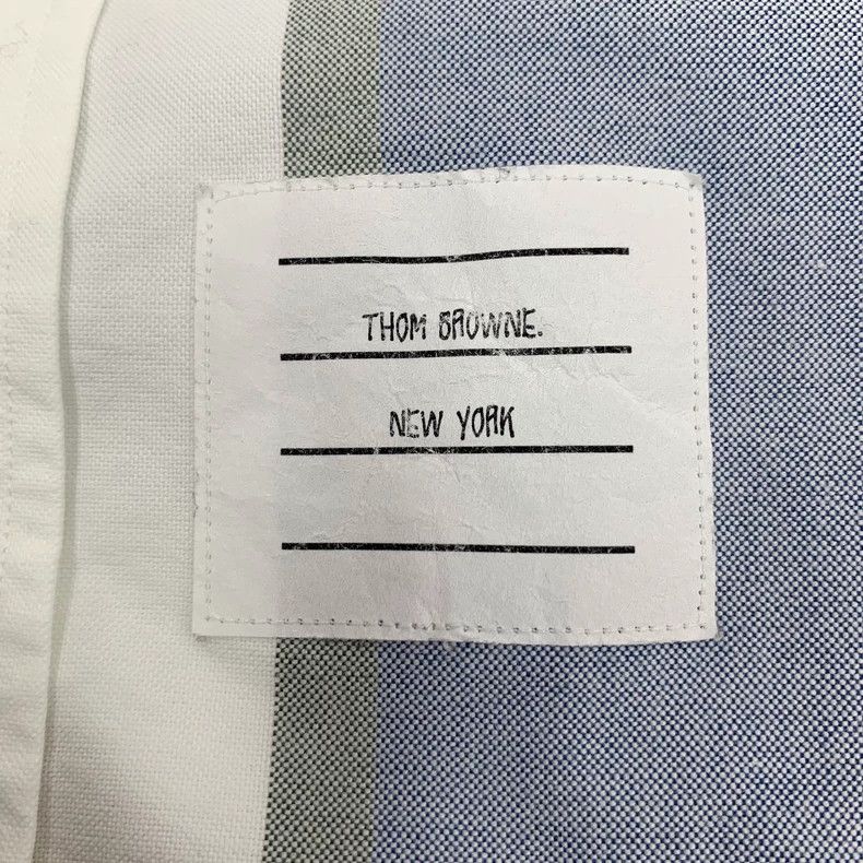 Thom Browne Thom Browne Long Sleeve Striped Cotton Shirt Size US S / EU 44-46 / 1 - 5 Thumbnail