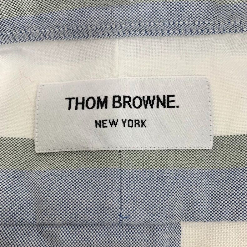 Thom Browne Thom Browne Long Sleeve Striped Cotton Shirt Size US S / EU 44-46 / 1 - 6 Thumbnail