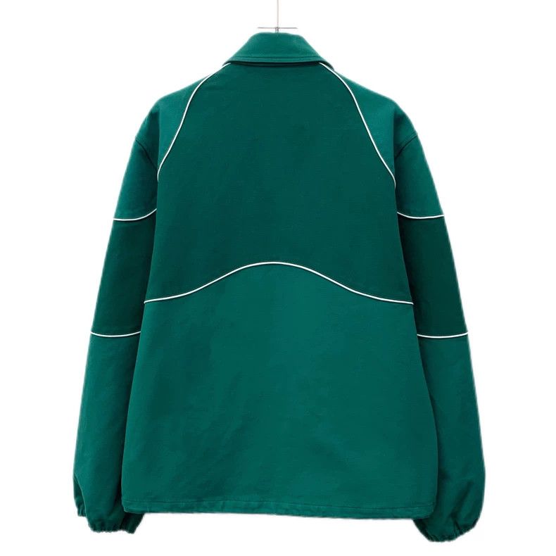 Louis Vuitton Louis Vuitton Green Embroidered Long Sleeve Jacket Size US M / EU 48-50 / 2 - 2 Thumbnail