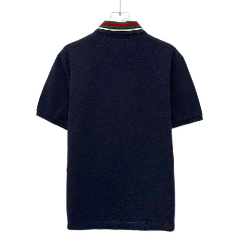 Gucci Gucci Navy Striped Cotton Polo Shirt Size US S / EU 44-46 / 1 - 2 Thumbnail