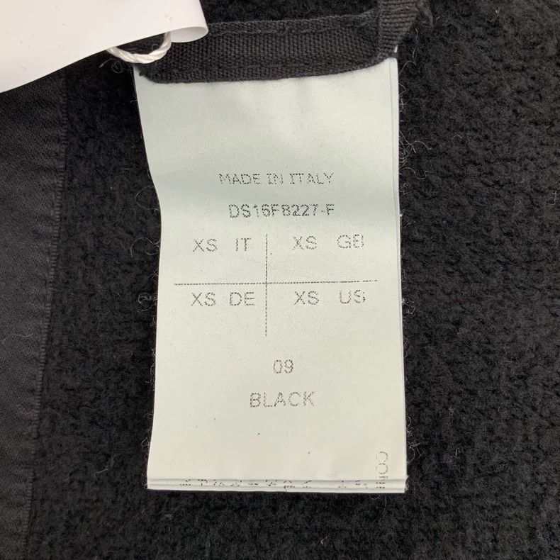Rick Owens Rick Owens Black Zip Hoodie Long Sleeve Size US XS / EU 42 / 0 - 7 Thumbnail