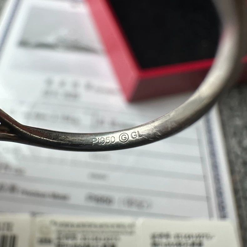 Cartier Platinum Diamond Ring with Box and Certification Size ONE SIZE - 5 Thumbnail