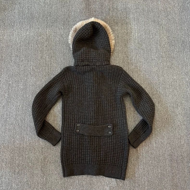 Gucci Gucci Knitwear Hooded Jacket with Fur Trim Size US XS / EU 42 / 0 - 2 Thumbnail
