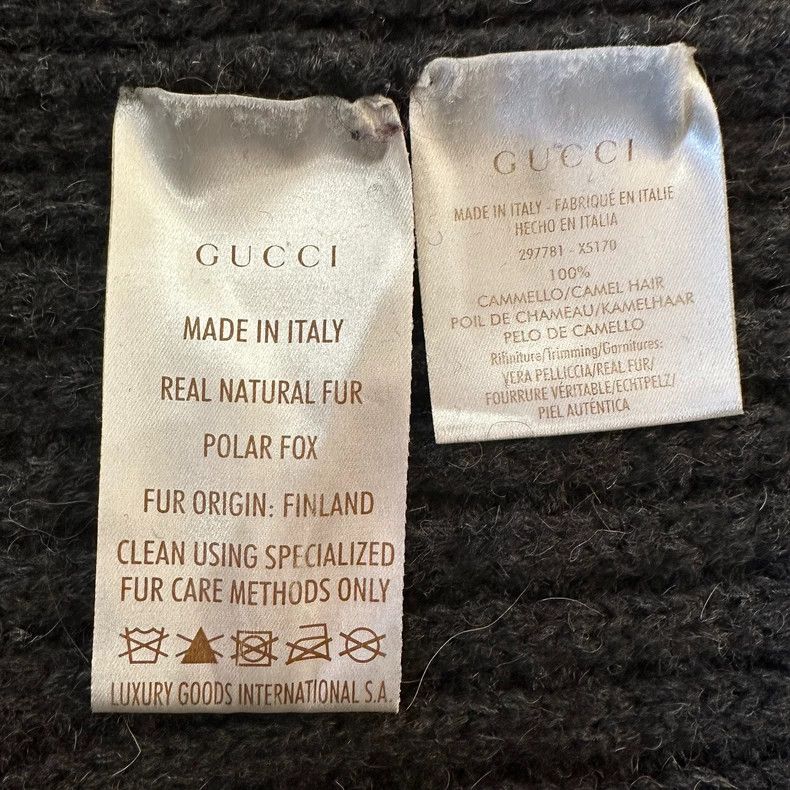 Gucci Gucci Knitwear Hooded Jacket with Fur Trim Size US XS / EU 42 / 0 - 4 Thumbnail