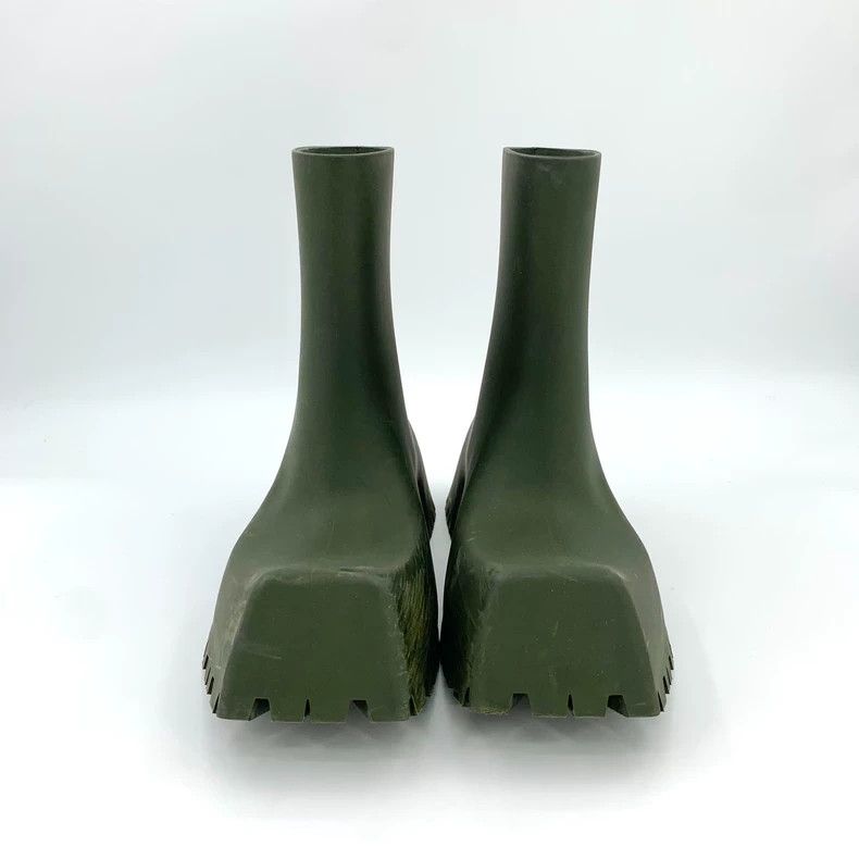 Balenciaga Balenciaga Trooper Military Green Chunky Boots Size US 8 / EU 41 - 3 Thumbnail