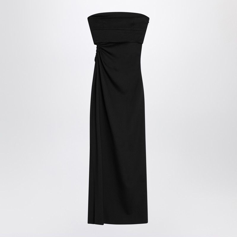 Max Mara Max Mara Black Bustier Dress In Wool Blend Size M / US 6-8 / IT 42-44 - 2 Thumbnail