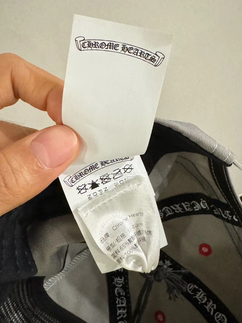 Chrome Hearts Chrome Hearts Gray Baseball Cap with Tag Size ONE SIZE - 4 Thumbnail
