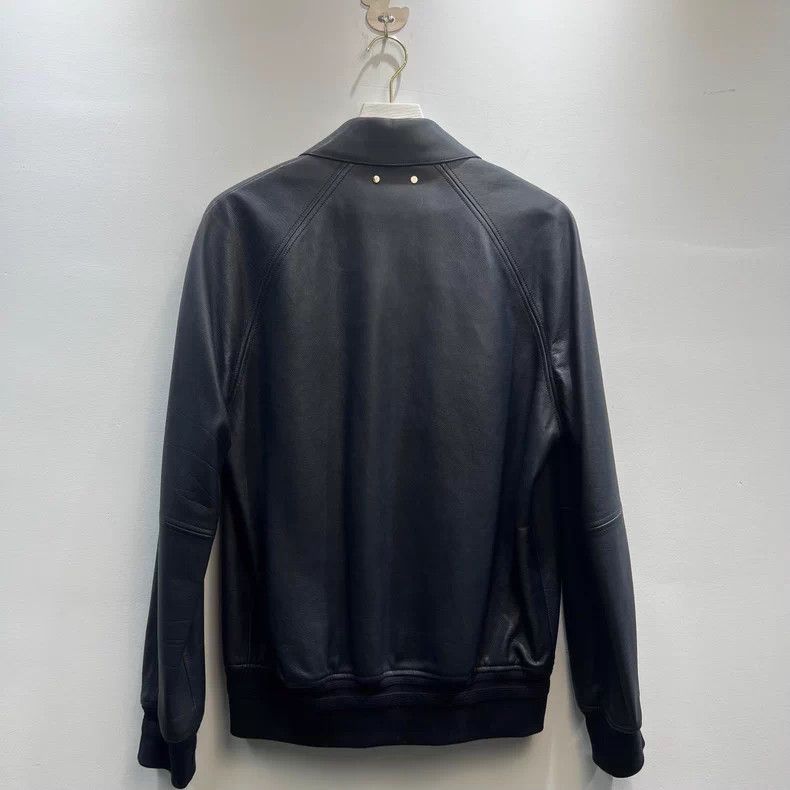 Louis Vuitton LV Louis Vuitton Logo Leather Jacket Size US XXL / EU 58 / 5 - 4 Thumbnail