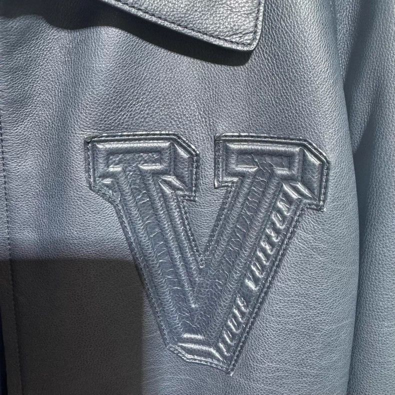 Louis Vuitton LV Louis Vuitton Logo Leather Jacket Size US XXL / EU 58 / 5 - 3 Thumbnail