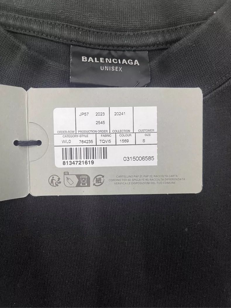 Balenciaga Balenciaga Distressed Coke Short Sleeve Shirt Size US S / EU 44-46 / 1 - 4 Thumbnail