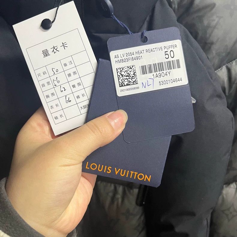 Louis Vuitton Louis Vuitton Gray Hooded Puffer Jacket Size US M / EU 48-50 / 2 - 8 Thumbnail