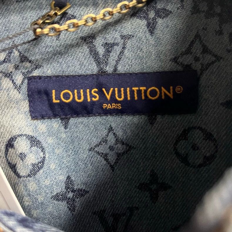 Louis Vuitton Louis Vuitton Blue Short Sleeve Shirt Size US S / EU 44-46 / 1 - 3 Thumbnail