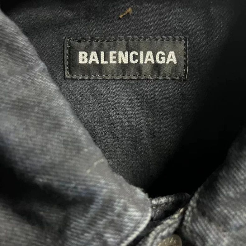 Balenciaga Balenciaga Black Thick Jacket Outerwear Size 44 Size US L / EU 52-54 / 3 - 5 Thumbnail