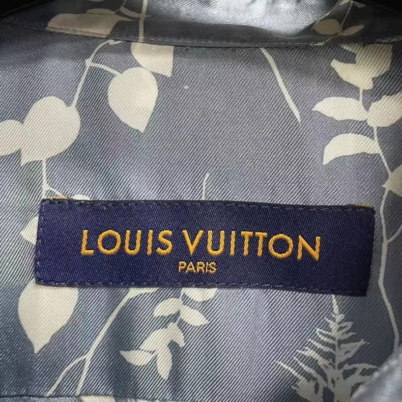 Louis Vuitton Louis Vuitton Blue Floral Long Sleeve Shirt Size US XS / EU 42 / 0 - 5 Thumbnail
