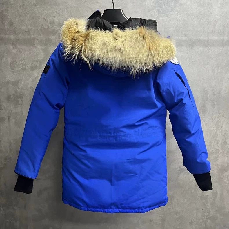 Canada Goose Canada Goose Blue Hooded Expedition Jacket Size US XXS / EU 40 - 4 Thumbnail