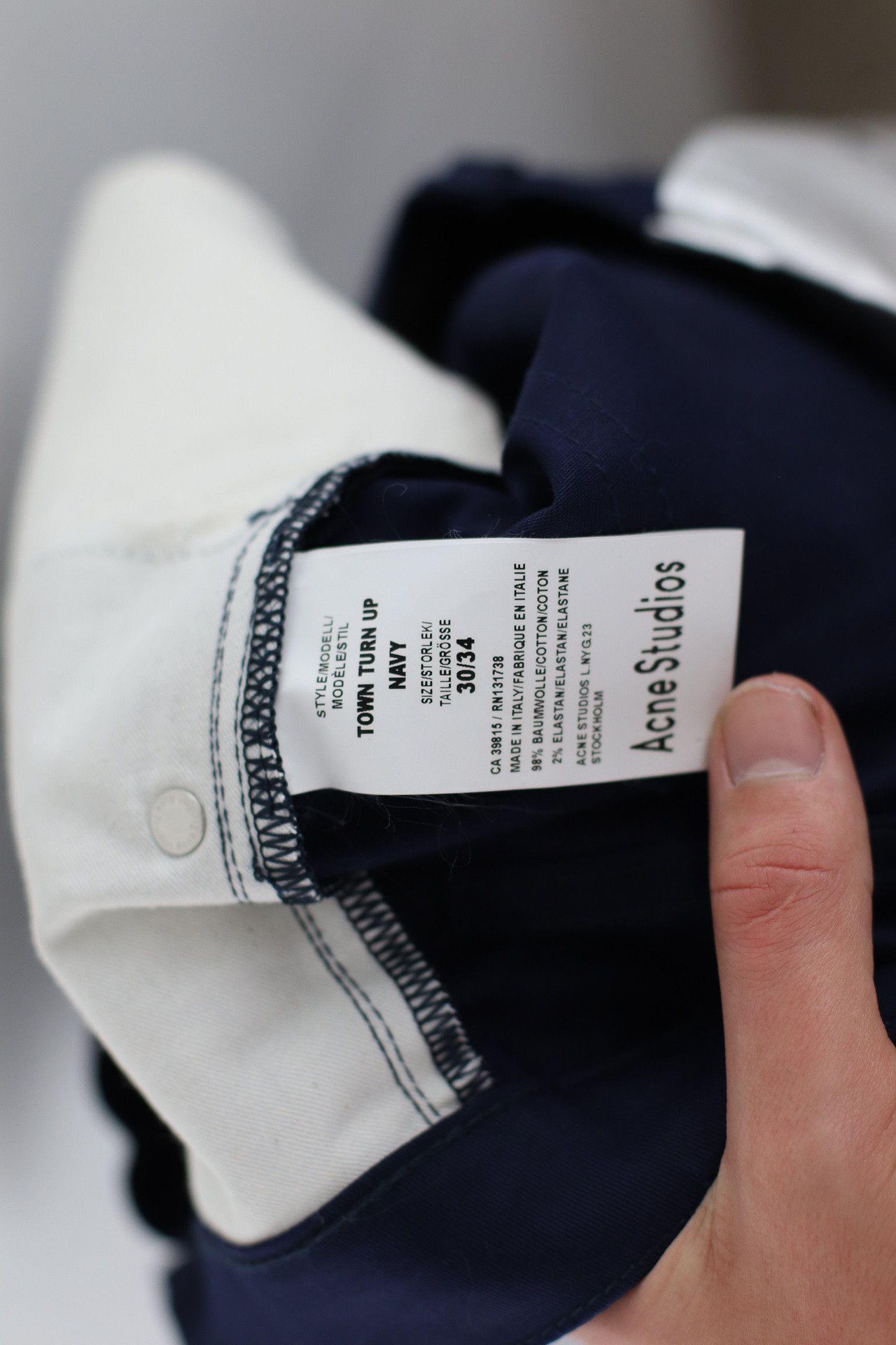 Acne Studios Town Turn Up Size US 30 / EU 46 - 3 Thumbnail