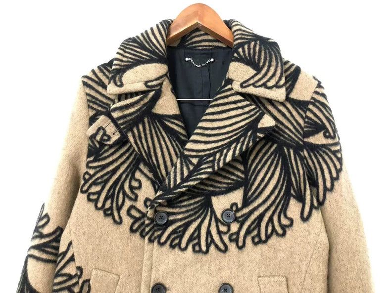 Louis Vuitton Louis Vuitton Double-Breasted Wool Coat Size US L / EU 52-54 / 3 - 5 Thumbnail