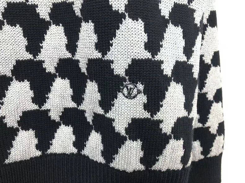 Louis Vuitton Louis Vuitton Black and White Sweater Size US L / EU 52-54 / 3 - 3 Thumbnail