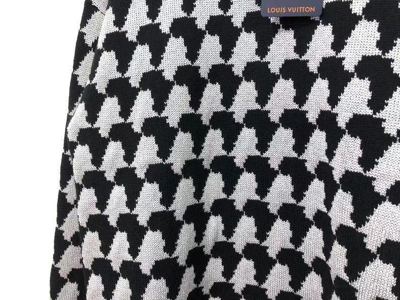 Louis Vuitton Louis Vuitton Black and White Sweater Size US L / EU 52-54 / 3 - 2 Thumbnail