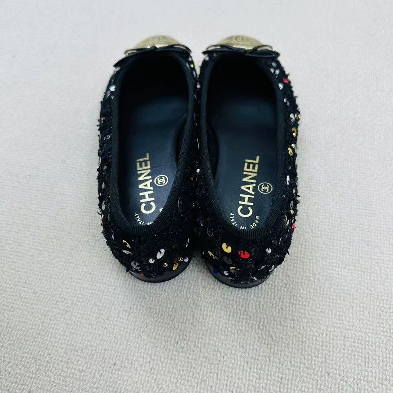 Chanel Chanel Sequin Logo Slip-On Shoes Size 36 Size US 6 / EU 39 - 5 Thumbnail