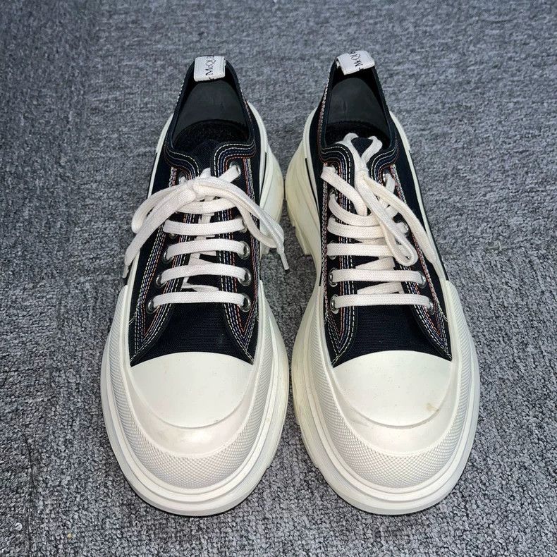Alexander McQueen Alexander McQueen Black and White Casual Sneakers Size US 9 / EU 42 - 6 Thumbnail