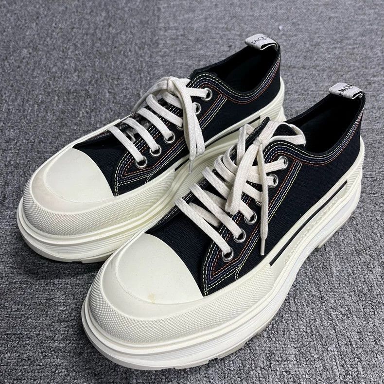 Alexander McQueen Alexander McQueen Black and White Casual Sneakers Size US 9 / EU 42 - 5 Thumbnail