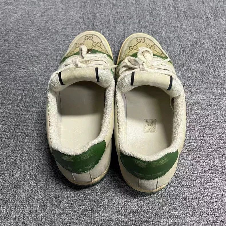 Gucci Gucci Green Low-Top Fashion Sneakers Size 7 Size US 7 / EU 40 - 3 Thumbnail