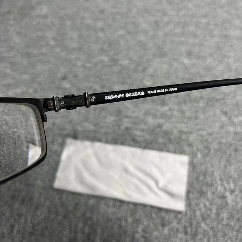 Chrome Hearts Chrome Hearts Black Alloy Cross Glasses Size ONE SIZE - 5 Thumbnail