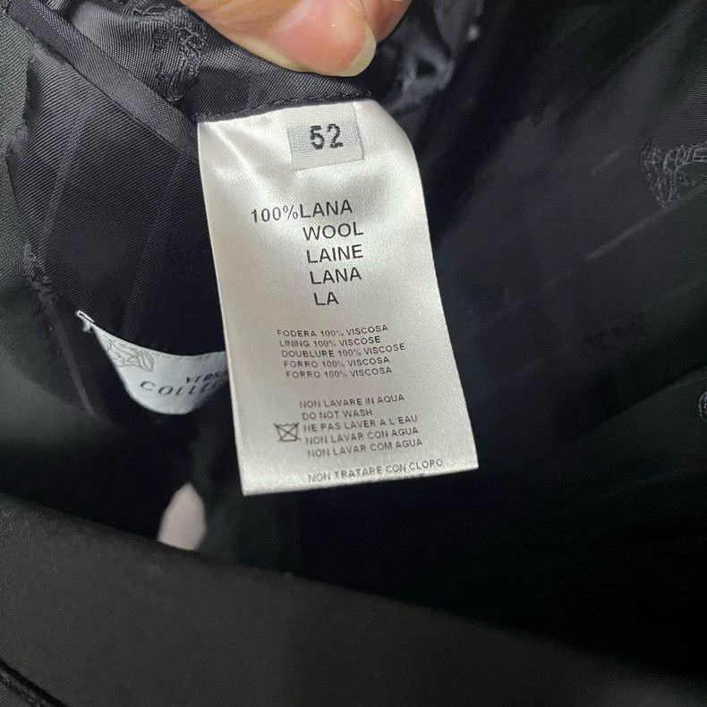 Versace Versace Black Tailored Blazer with Pockets Size US L / EU 52-54 / 3 - 3 Thumbnail