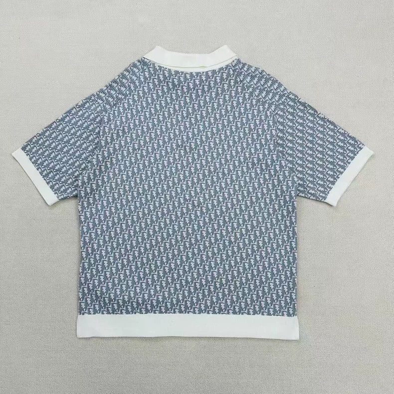 Dior Dior SS24 Printed Knit Short Sleeve Polo Size US XL / EU 56 / 4 - 2 Thumbnail