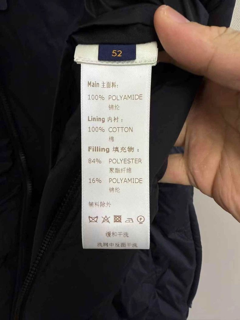Louis Vuitton Louis Vuitton Black Logo Down Vest Size US XXL / EU 58 / 5 - 3 Thumbnail